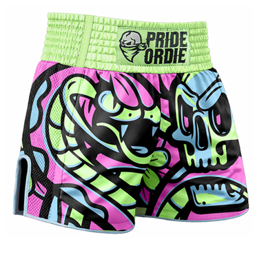 Pride Or Die cold instinct Thai shorts - green